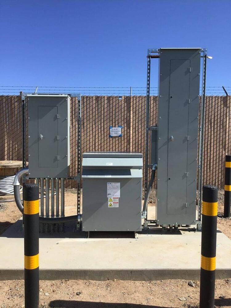 Commercial distribution equipment installed and terminated